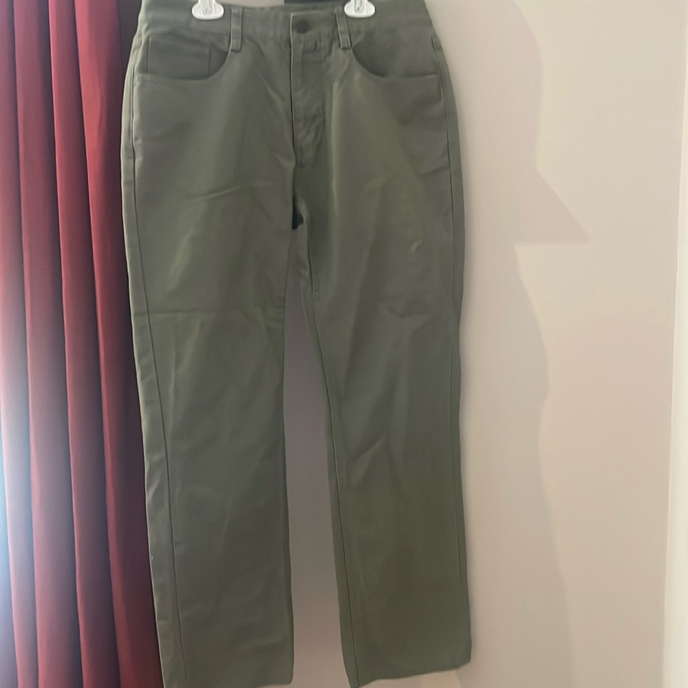 Vineyard Vines, 5-pocket Canvas Pants Olive Green 32x30